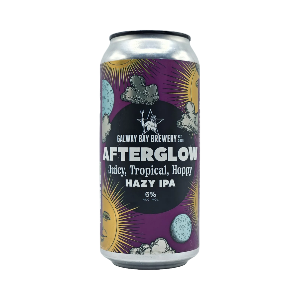 Afterglow van Galway Bay Brewery, Hazy IPA in blik van 440 ml