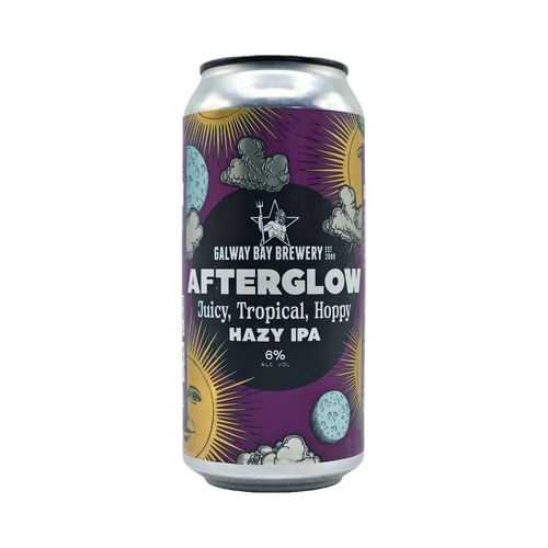 Afterglow van Galway Bay Brewery, Hazy IPA in blik van 440 ml