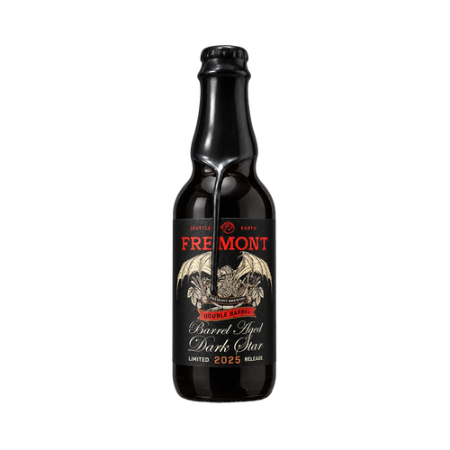 Barrel Aged Dark Star - Double Barrel (2025) van Fremont Brewing, Imperial Stout in fles van 375 ml