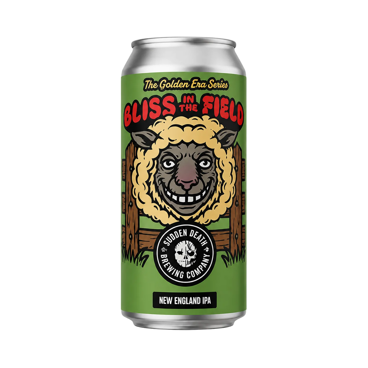 Bliss In the Field van Sudden Death Brewing Co., Hazy IPA in blik van 440 ml