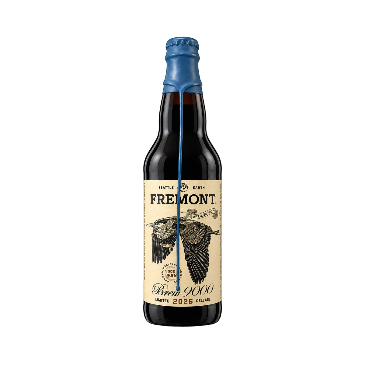 Brew 9000 (2026) van Fremont Brewing, English Barleywine in fles van 650 ml