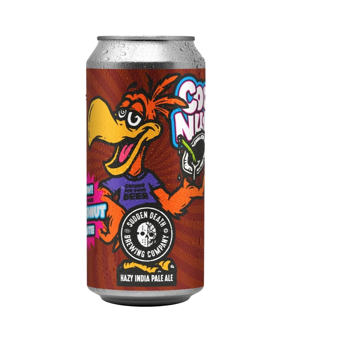 Coco Nuts van Sudden Death Brewing Co., Hazy IPA in blik van 440 ml