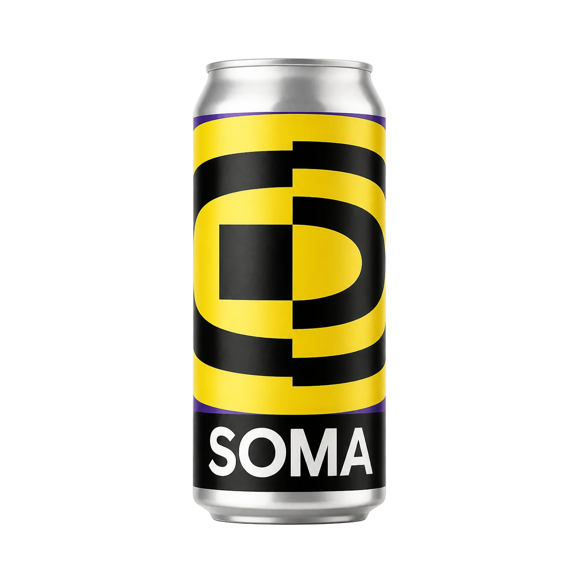 Fractal van SOMA Beer, Hazy IPA in blik van 440 ml