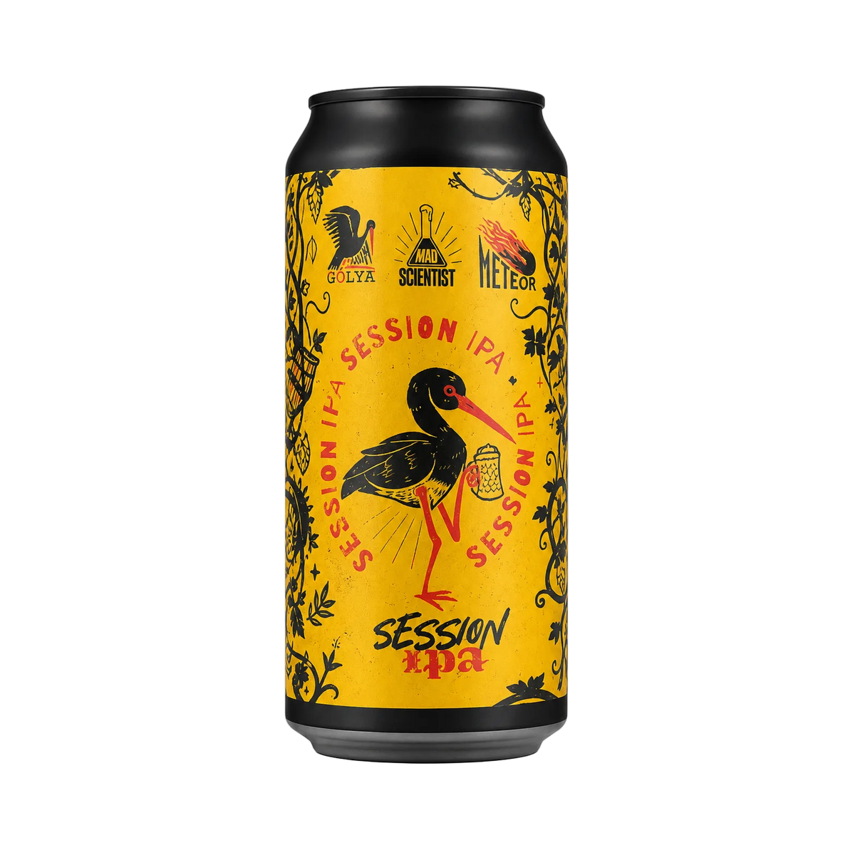 Gólya Session IPA van Mad Scientist, Session IPA in blik van 440 ml