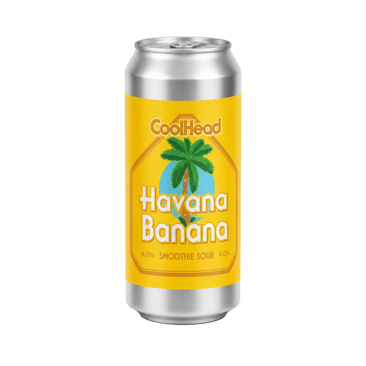 Havana Banana van CoolHead Brew, Fruited Sour in blik van 440 ml