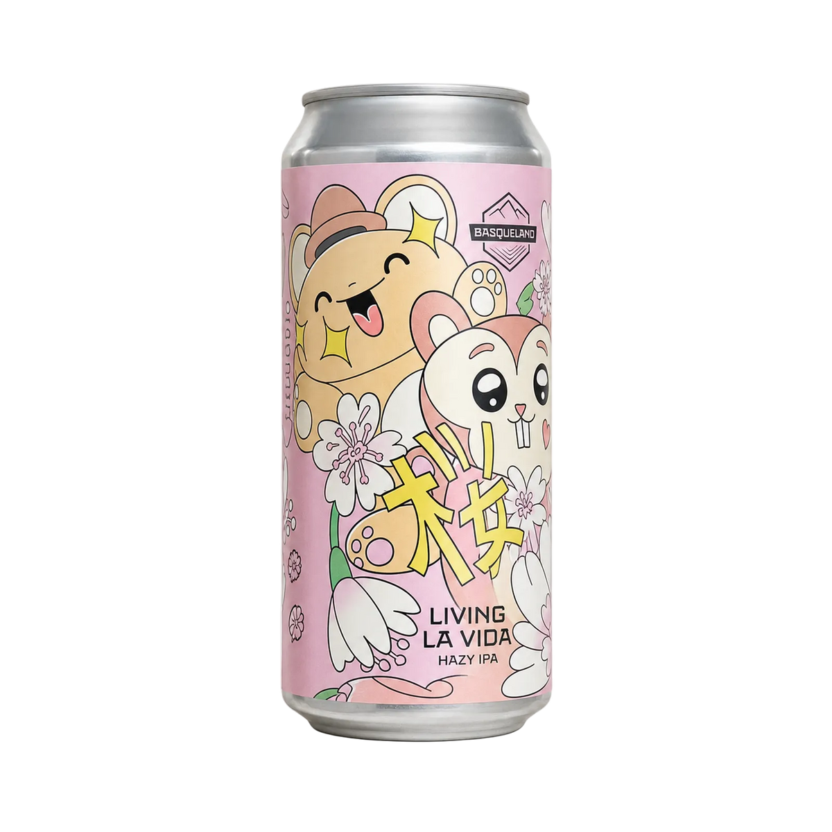 Living La Vida van Basqueland Brewing, Hazy IPA in blik van 440 ml