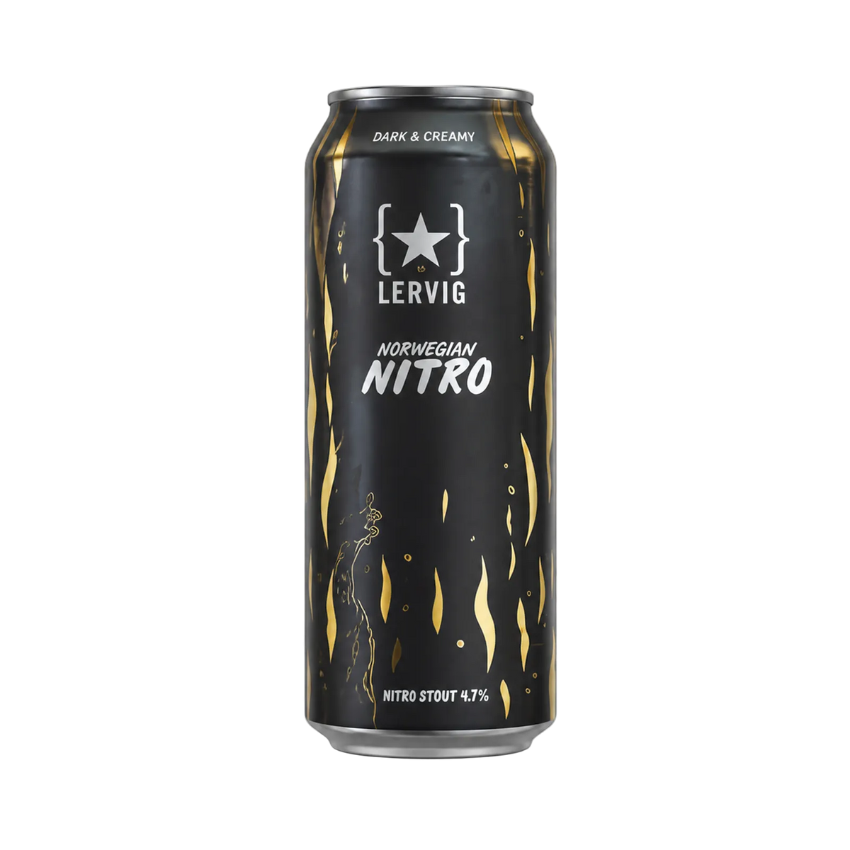 Norwegian Nitro van LERVIG, Irish Dry Stout in blik van 440 ml