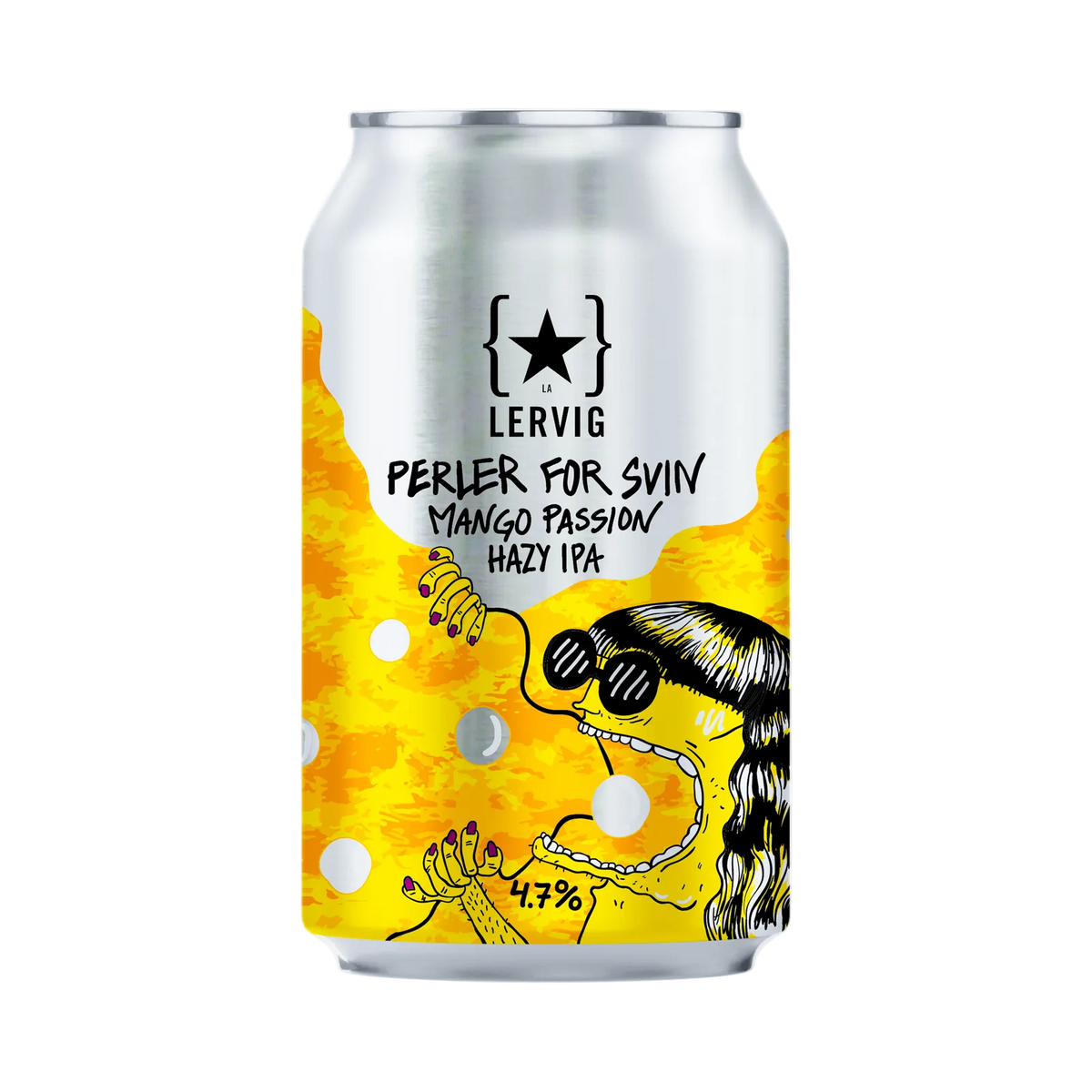 Perler For Svin Mango Passion van LERVIG, Hazy IPA in blik van 330 ml