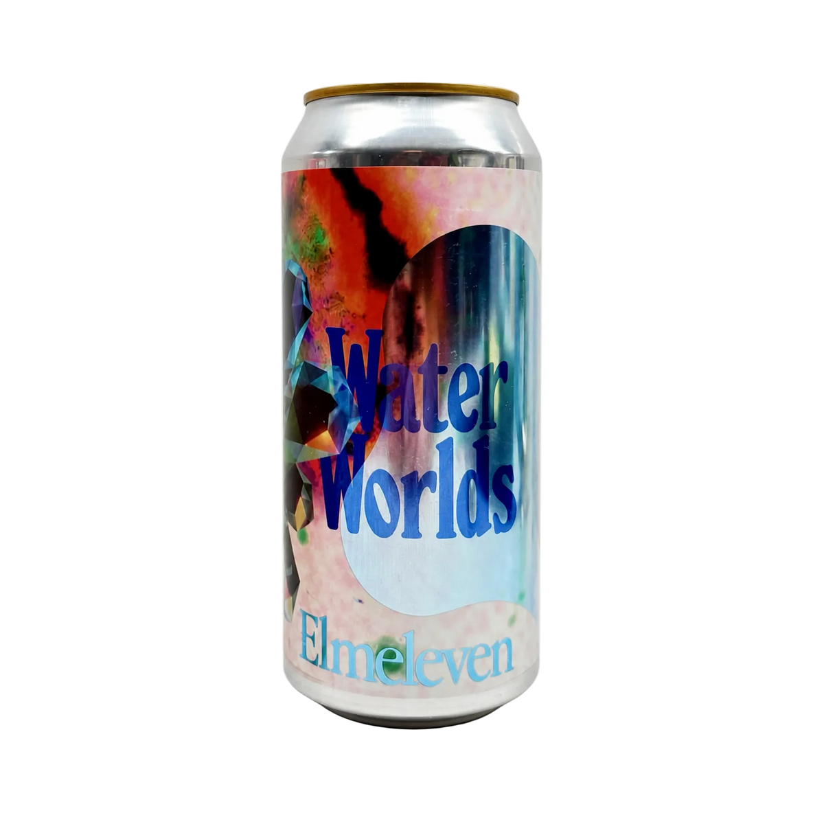 Water Worlds van Elmeleven, Hazy Double IPA in blik van 440 ml